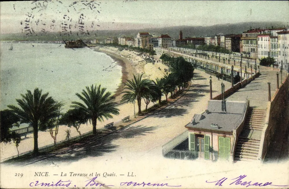 Nice — A Terrasse e os Quais — LL. — M. Mazaro — n°219 - Frente