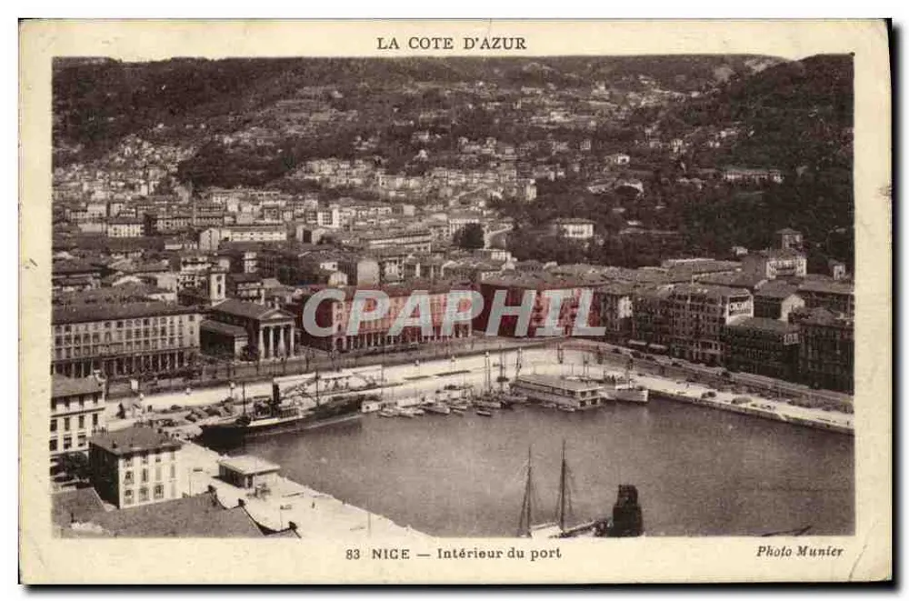 Nice — Vista interna do porto — Foto Munier - Frente