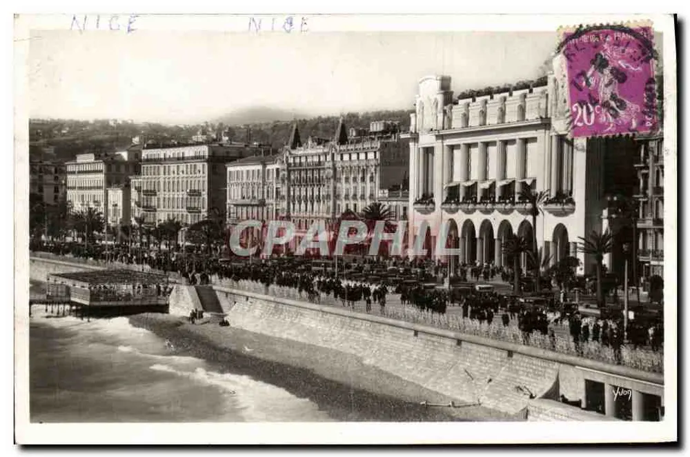 Nice — Promenade des Anglais und Palais de la Méditerranée — Verlag: Les Editions d'Art Véco, Paris - Vorderseite
