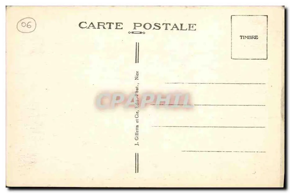 Nice - Bucht der Engel - Les Nouvelles Terrasses — J. Gilletta et Cie, Nice, n°32 - Rückseite