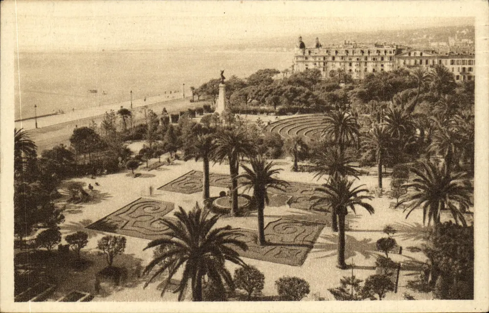 Nizza - Gärten Albert I — Promenade des Anglais — L. Quilheta et Cie, Verlag - Vorderseite