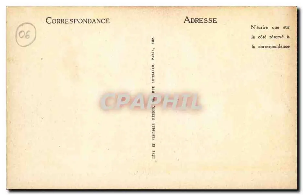 Nice — Place Masséna, das Casino und die Gärten — LL, Nr. 108 - Rückseite