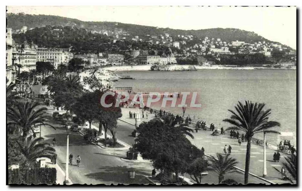 Nice - Promenade des Anglais — Blick auf den Mont Boron — L. Gilletta et Cie - Vorderseite