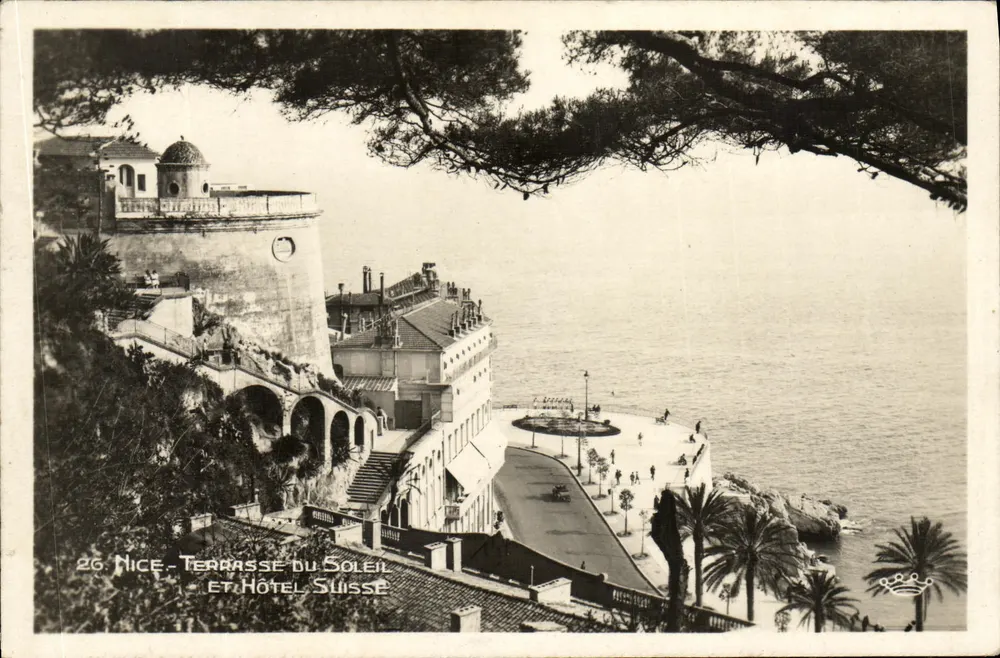 Nizza - Terrazza del Sole e Hotel Svizzero — Munier, fotografo a Nizza, n°26 - Recto