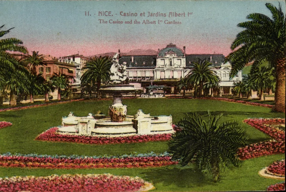 Nice - Casino e Jardins Albert 1er — Edição Eillett, n° 11 - Frente