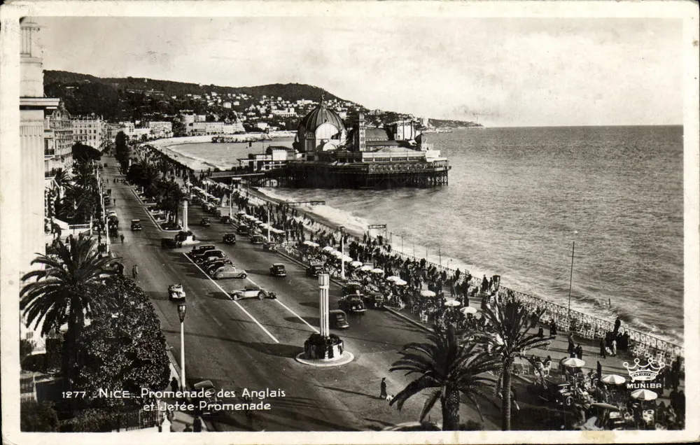 Nice - Promenade dos Ingleses e Píer - Promenade — Edições d'Art Munier, n° 12777 - Frente