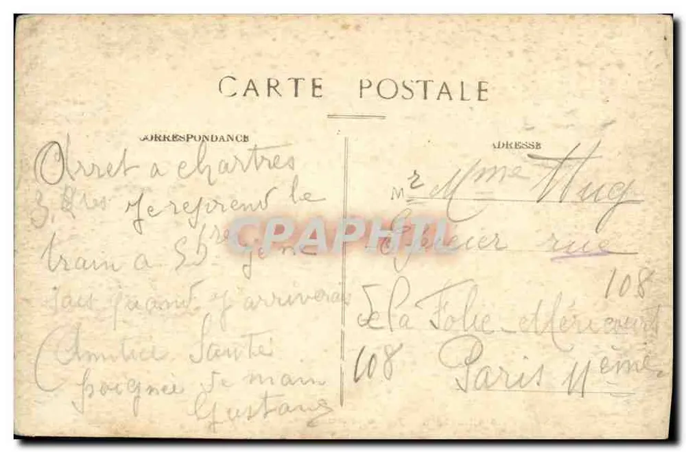 Chartres — Monument comemorativo (1870-71) — L. V. - Verso