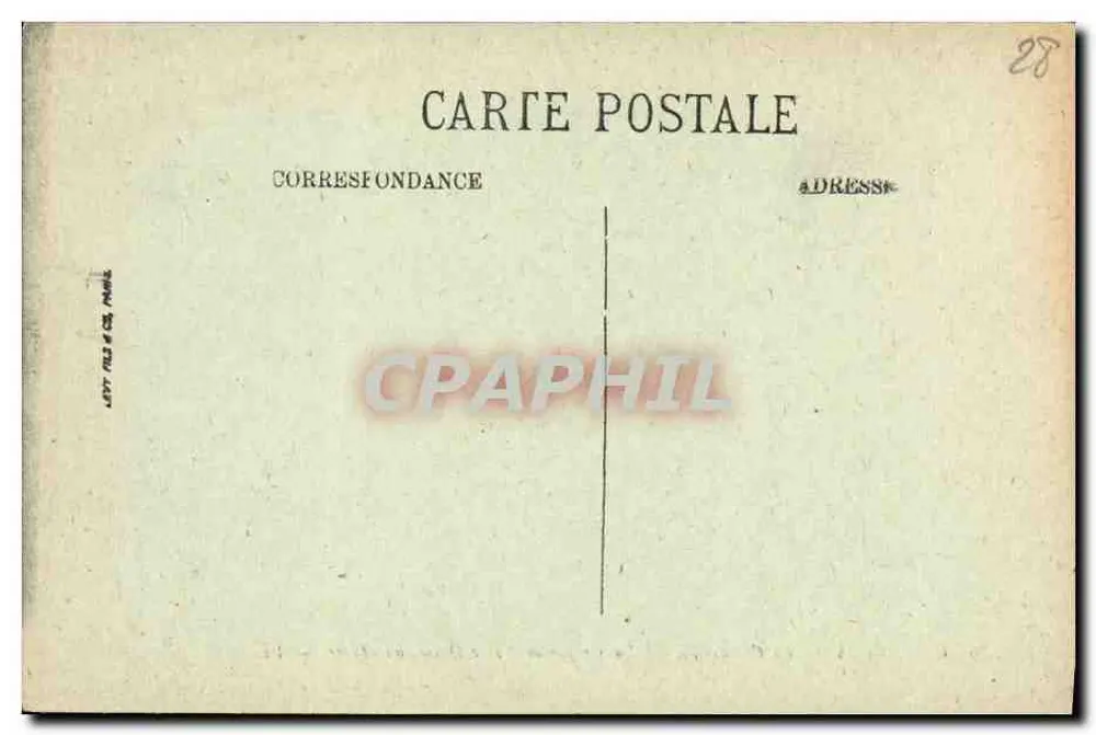 Chartres — Die Kathedrale — Die Krypta Notre-Dame-sous-Terre — LL. — N° 176 - Rückseite
