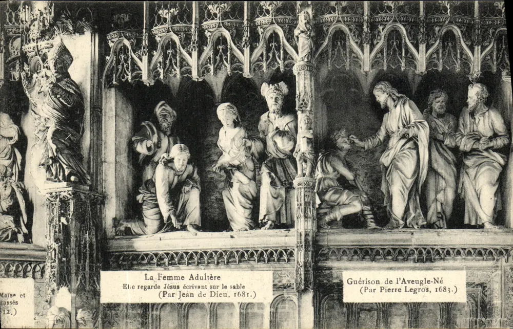 Religiöse Szenen — Skulpturen von Jean de Dieu und Pierre Legros — n°12 - Vorderseite