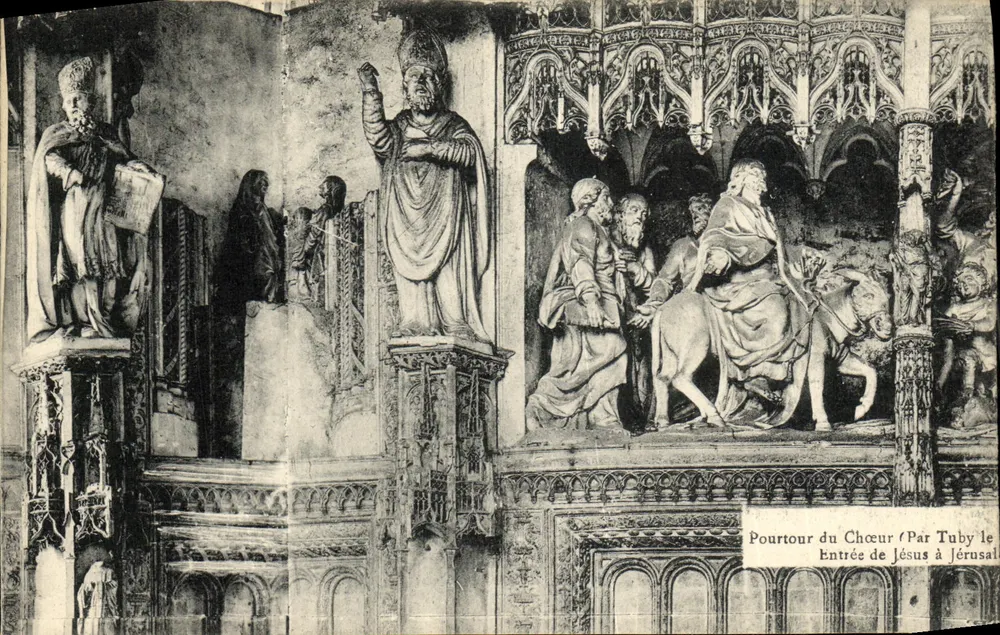 Innenraum der Kirche in Tubby — Einzug Jesu in Jerusalem — Von Tubby - Vorderseite