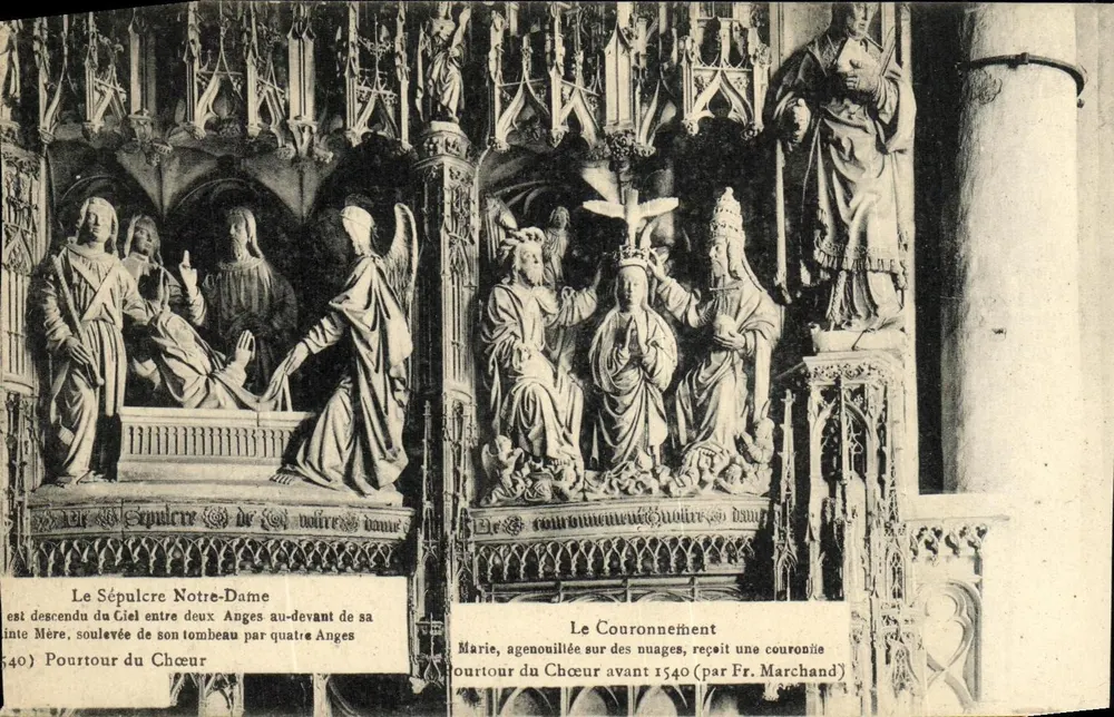 O Sepulcro da Virgem — O Coroamento — editor não visível, número de série não visível - Frente