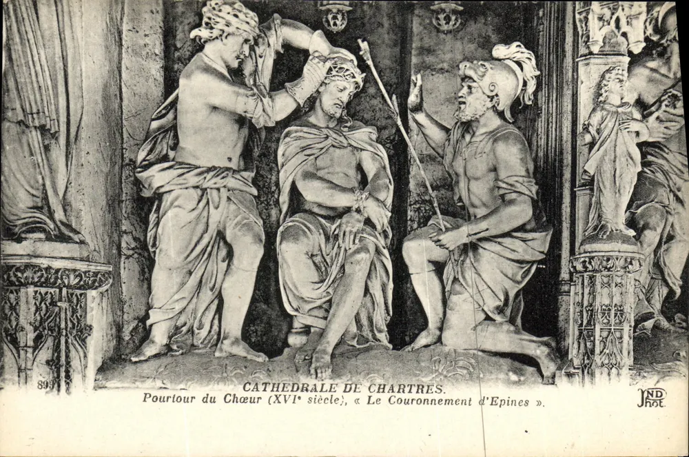 Kathedrale von Chartres — Umgebung des Chors (16. Jahrhundert), « Das Krönung der Dornen » — JND - Vorderseite