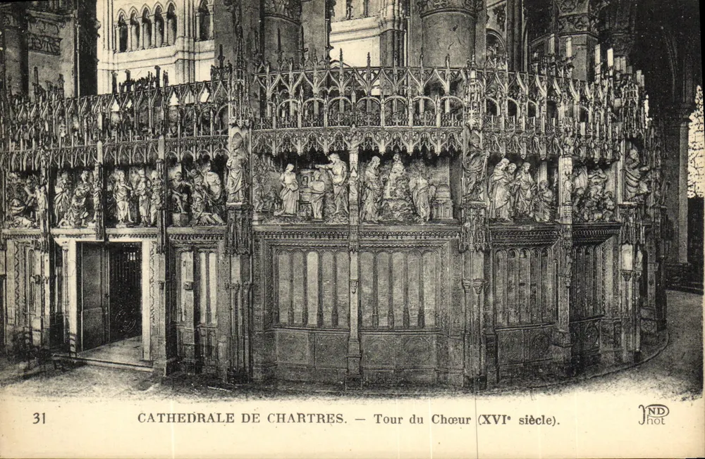 Catedral de Chartres — Torre do Coro (século XVI) — JND hot, n°31 - Frente