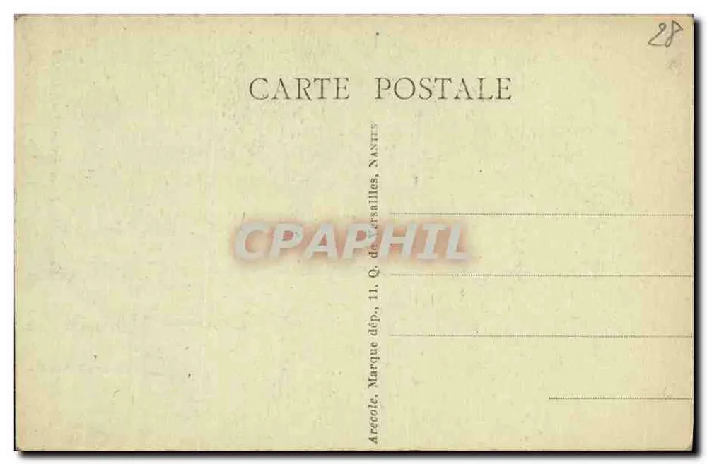 Chartres - Die Kathedrale. Fragment des Südportals - Rückseite
