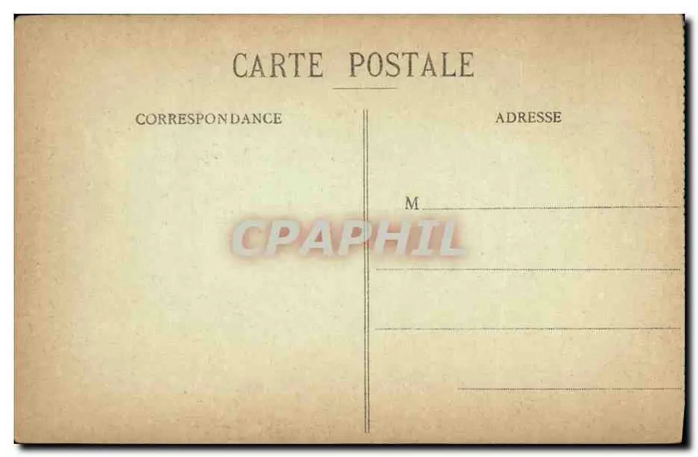 Castelo de ANET (E.-et-L.) - A Câmara de Diane - G. Foucault, Dreux - Verso