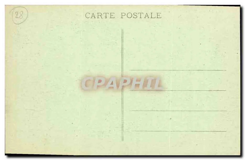 Castelo de ANET, século XVI (E.-et L.) — A Entrada principal — Editor: E.-et L. (Dreux) - Verso