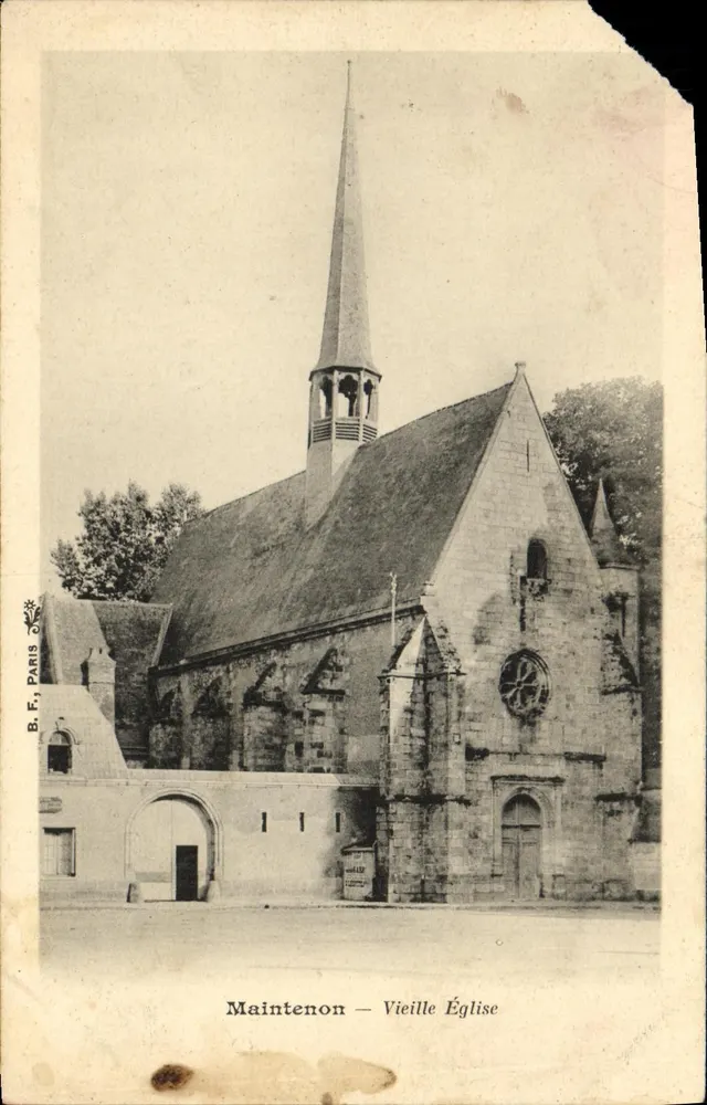 Maintenon — Vieille Église — B.F. PARIS - Frente