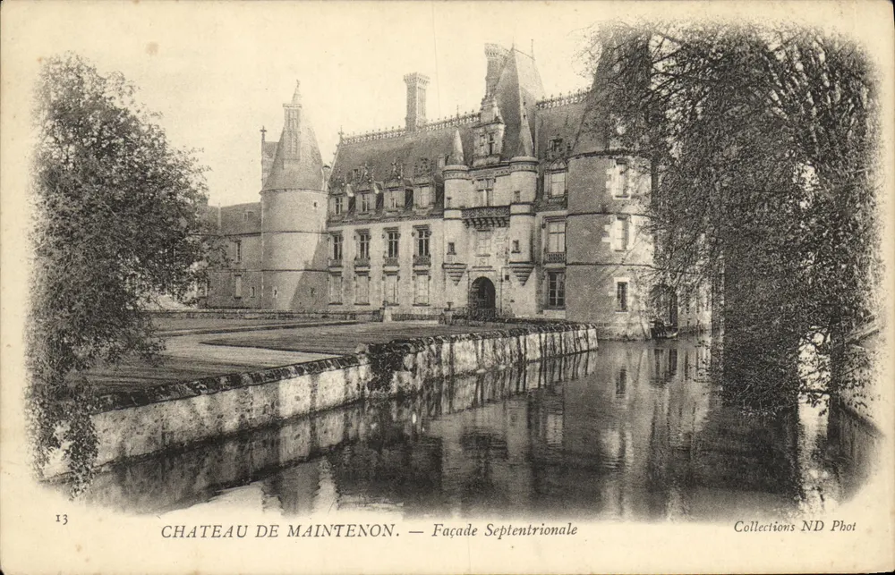 Kasteel van Maintenon — Noordelijke Facade — Collections ND Phot - Voorkant