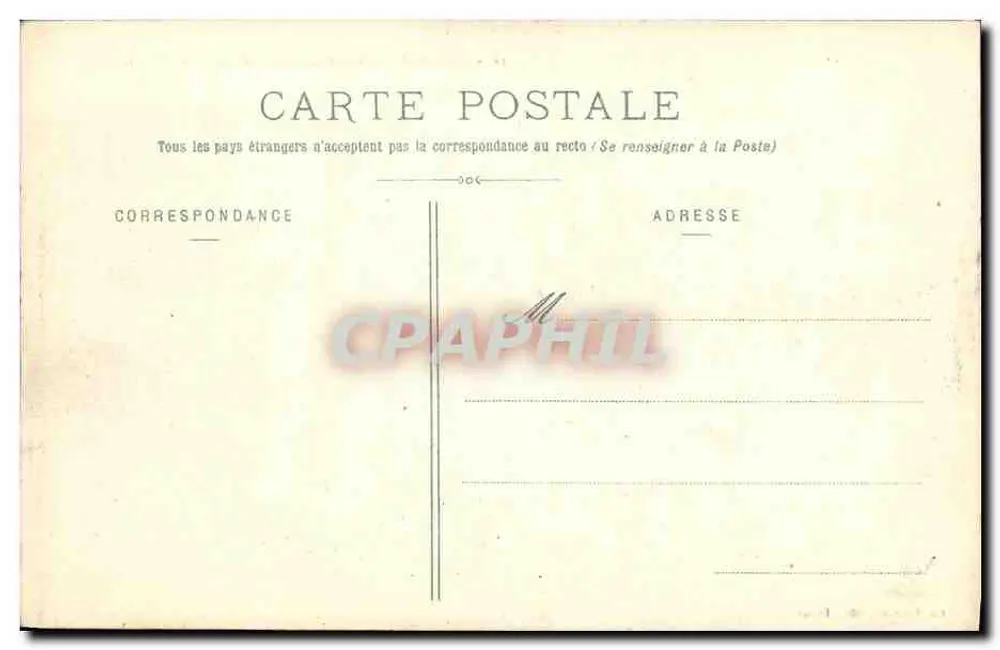 Castelo de Maintenon — Pátio e Fachada meridional — Ch. Foucault, editor, Dreux - Verso