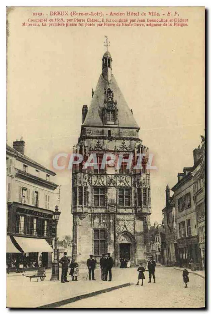 Dreux (Eure-et-Loir) — Ehemaliges Rathaus — E.P. n°2232 - Vorderseite