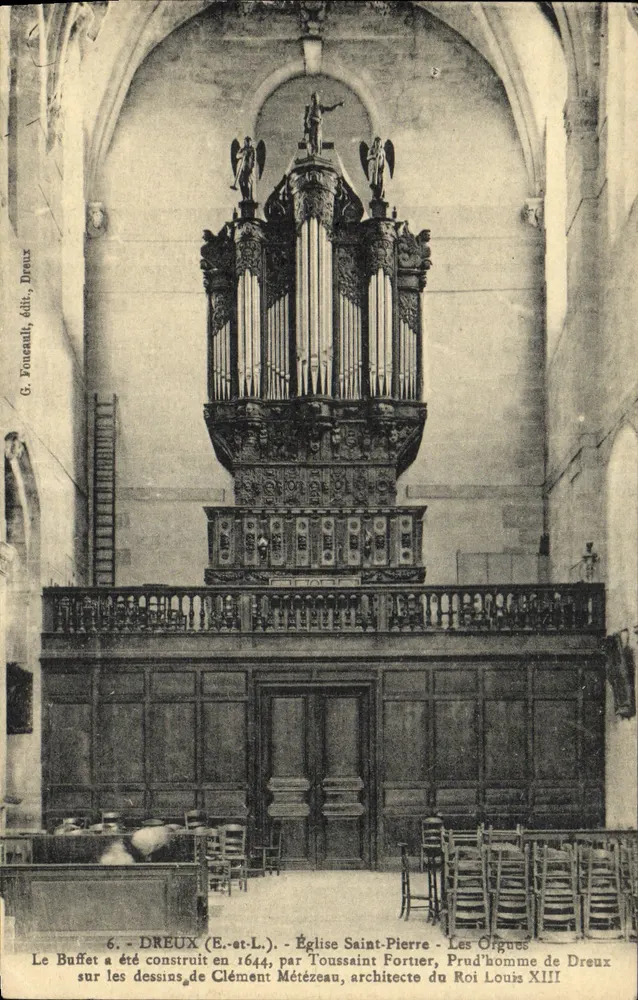Dreux (E.-et-L.) - Kirche Saint-Pierre - Die Orgeln - Vorderseite
