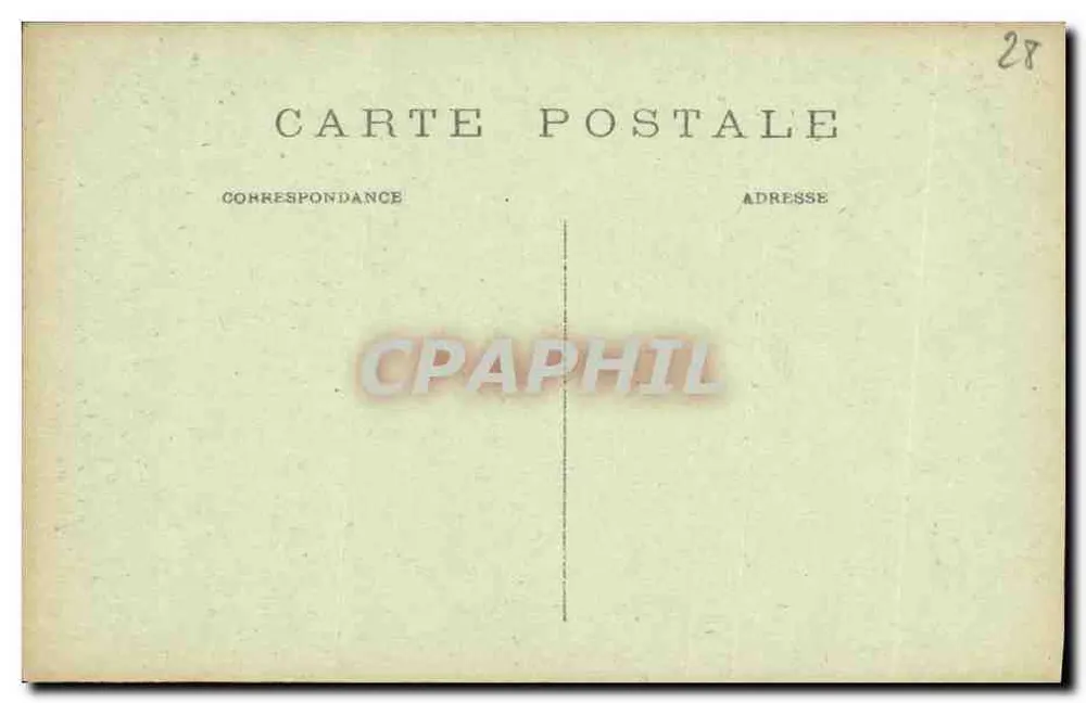 Freund des Jobs — Kathedrale von Chartres — Et. Houvet, Nr. 29 - Rückseite