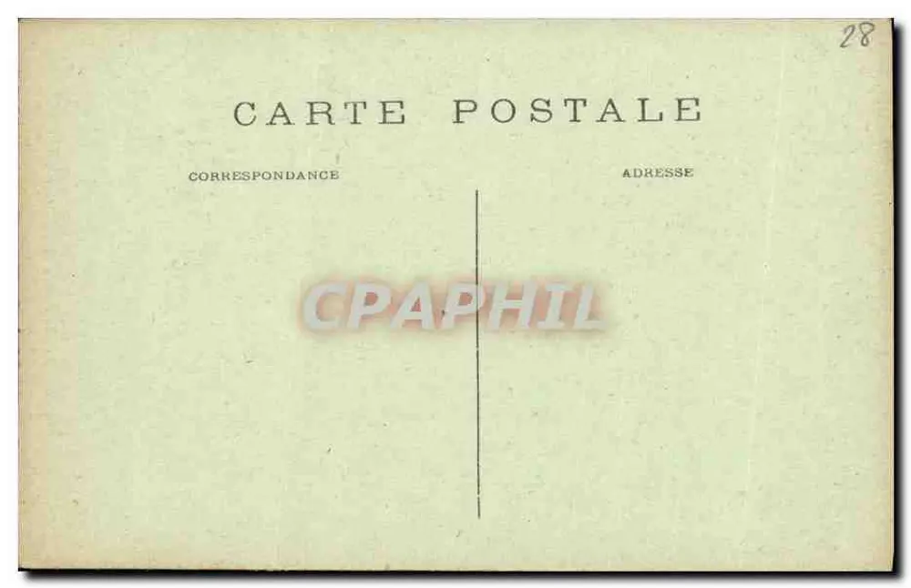 Tobie, Nordportal — Kathedrale von Chartres — Ét. Houvet, Nr. 47 - Rückseite