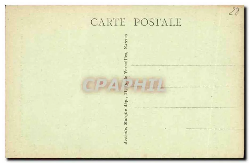 Chartres - Die Kathedrale. Fragment des Südportals — Verlag Arcocole, Nantes - Rückseite