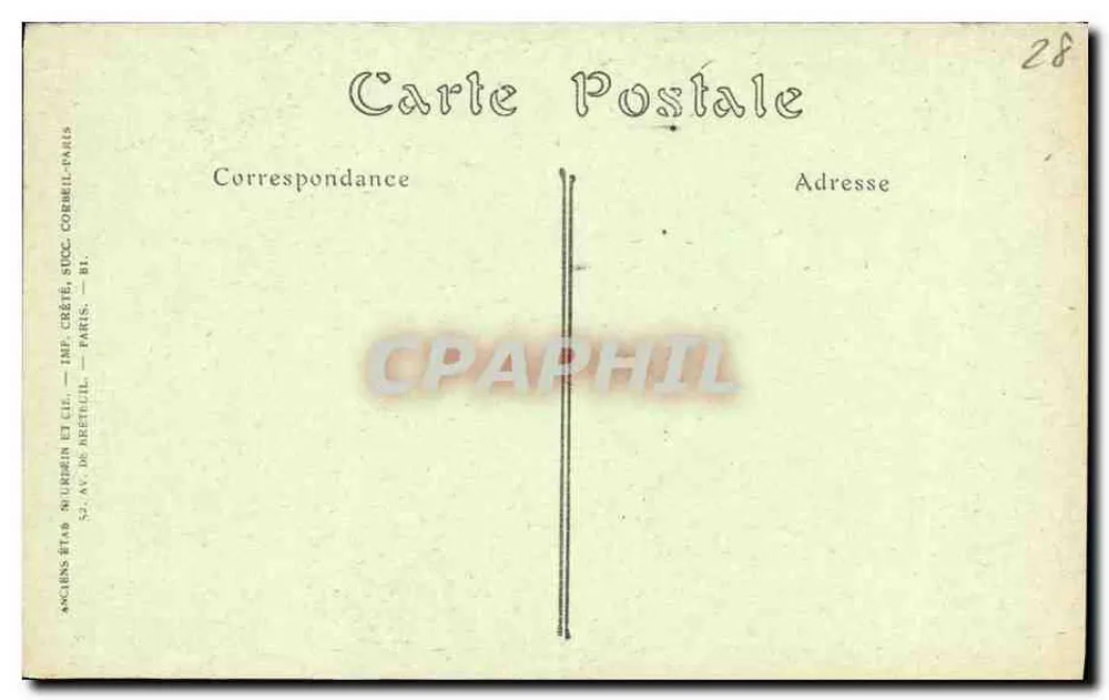 Catedral de Chartres — Pilares do Portal Real — NDHOT, n° 841 - Verso