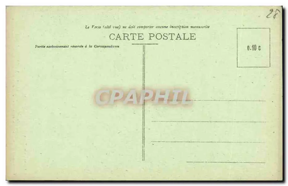 Catedral de Chartres (E-et-Li) — Portal Norte — Estátua de Santa Ana segurando a Virgem nos braços — G. Foucault, editor, Dreux, n° 317 - Verso