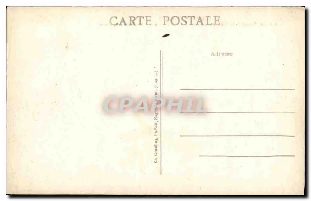 Pittoreskes Perche — Schloss St-Jean, Westseite — Négent-le-Rotrou (E-et-L.) - Rückseite
