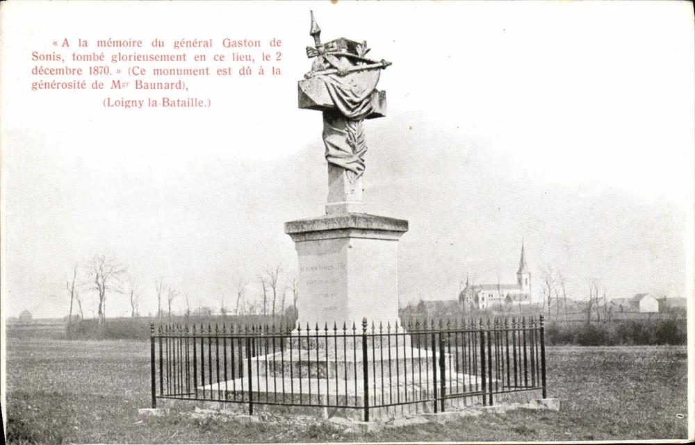 Monumento ao general Gaston de Sonis — Loigny-la-Bataille — n°27 - Frente