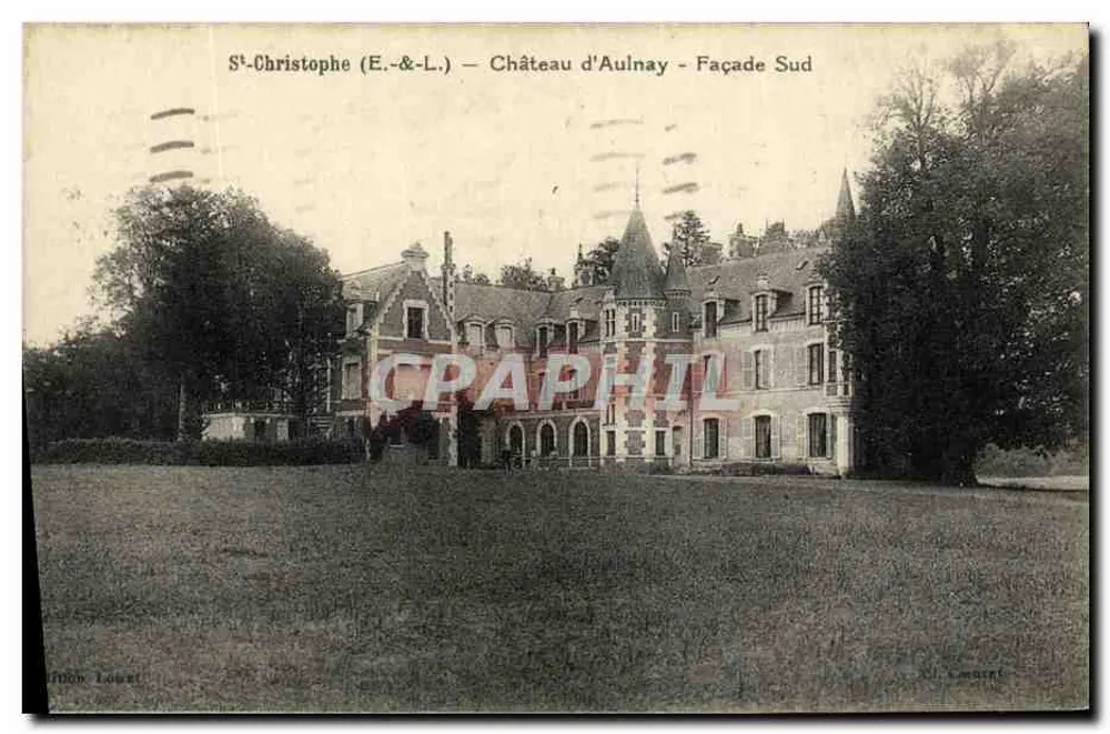 St-Christophe (E.&L.) — Kasteel van Aulnay — Zuidgevel - Voorkant