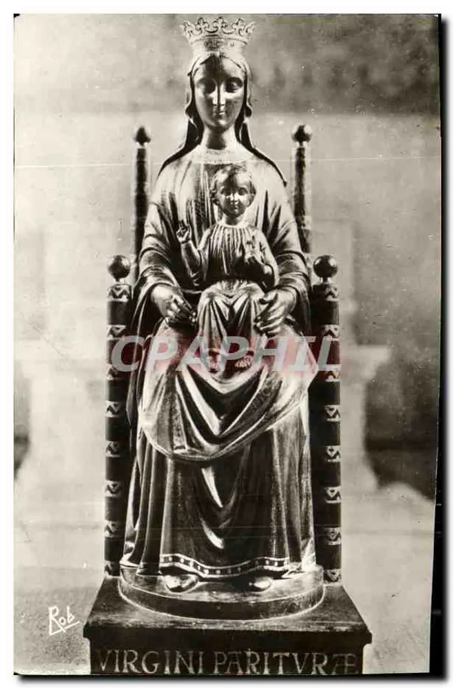 Statue der Notre-Dame von Chartres — Unter der Erde — Robert Laillet, n°216 - Vorderseite