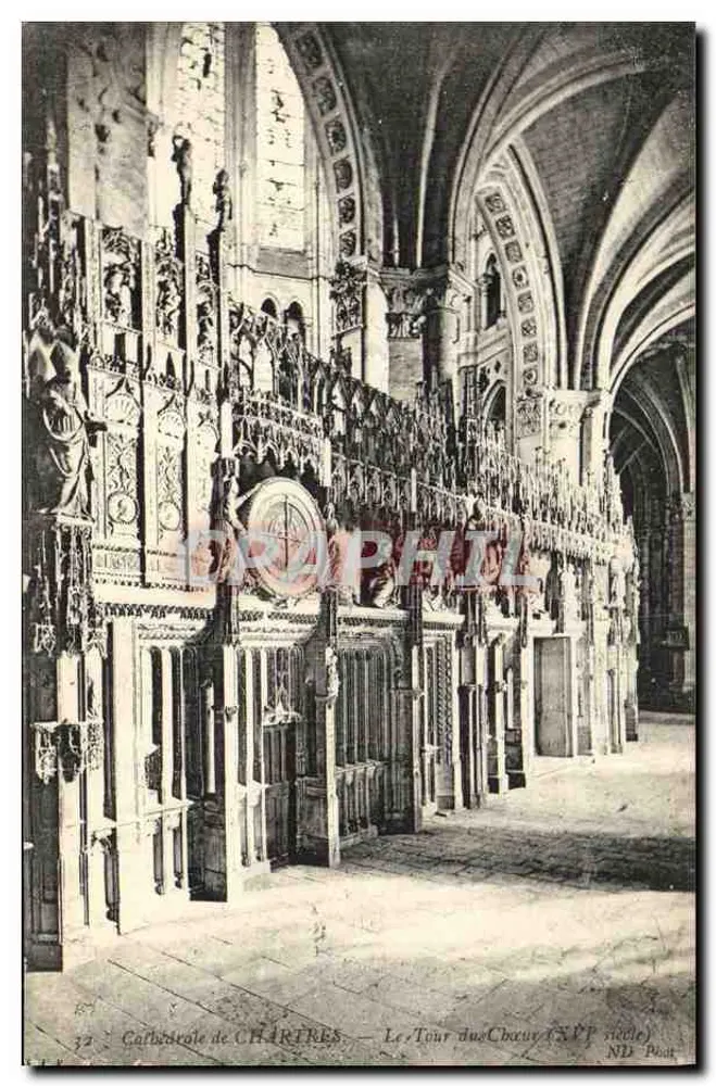 Catedral de CHARTRES — O Tour do Coração (século XIII) — ND Post - Frente