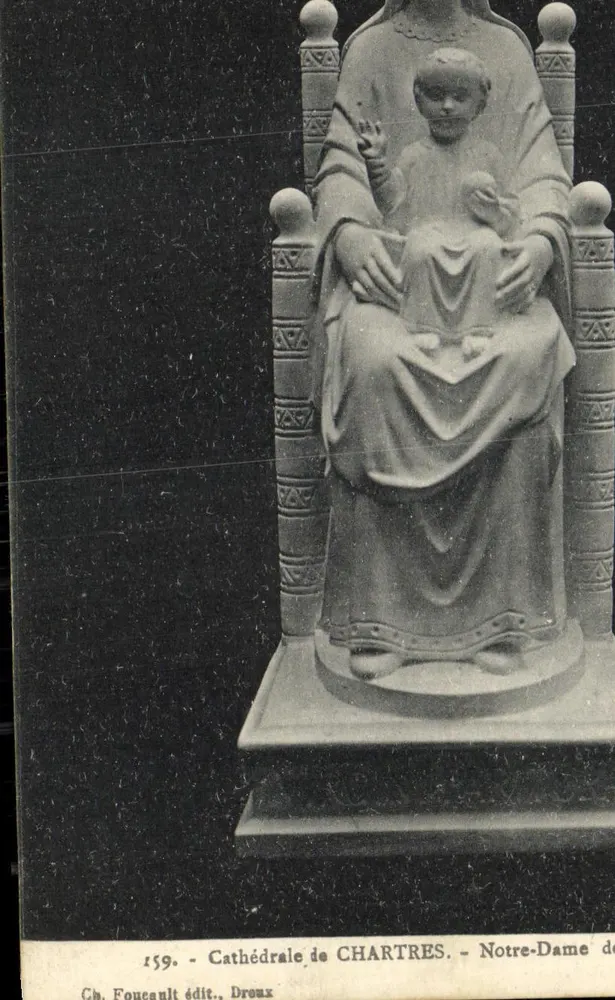 Chartreser Kathedrale — Notre-Dame de Chartres — Verlag Ch. Foucault, Droux - Vorderseite