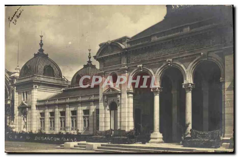 Banhos da Moulouille — Besançon — G.B.F. 10 - Frente