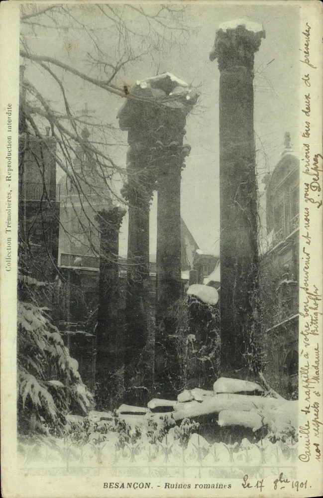 Besançon - Ruínas romanas — Coleção Trémohières, n° 14 - Frente