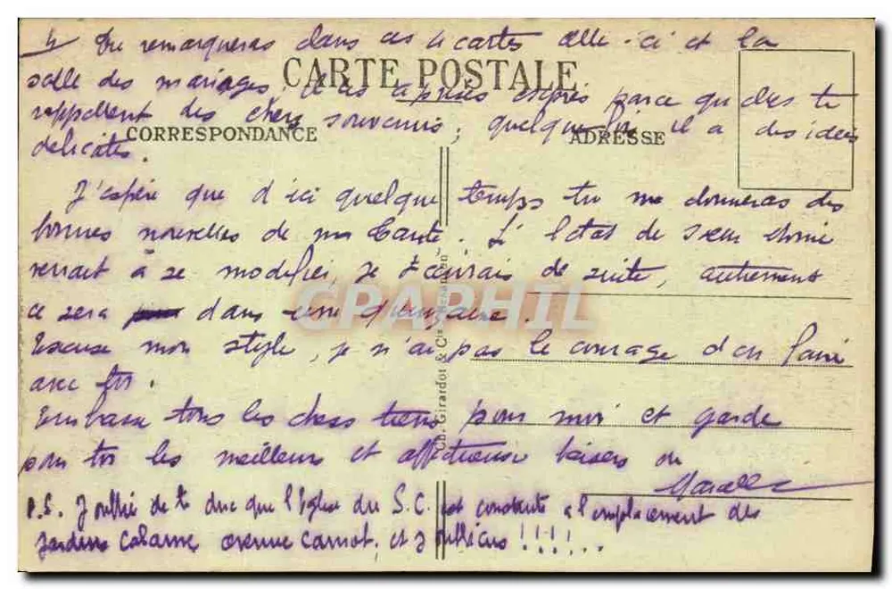 BESANÇON — Innenansicht der Kirche Notre-Dame — Ausflug in die Franche-Comté, n°135 - Rückseite