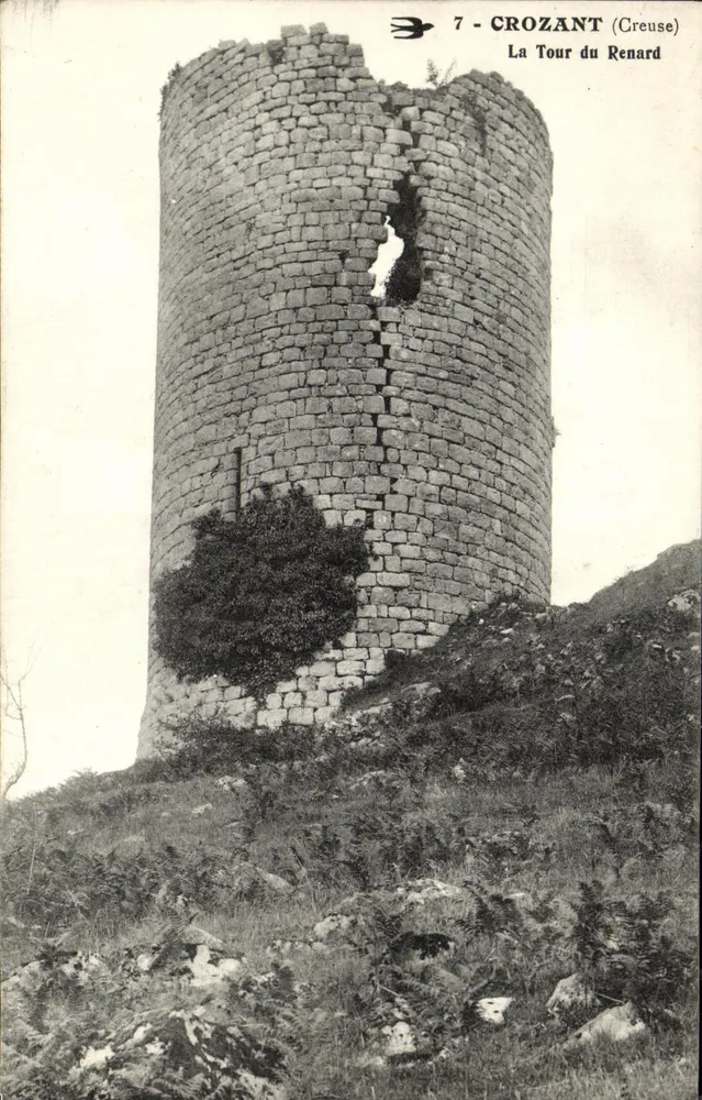 A Torre do Lobo — Crozant (Creuse) — editor não identificado, número de série 7 - Frente