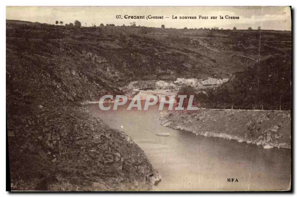 Crezant (Creuse) — Le nouveau Pont sur la Creuse — MFA - Vorderseite