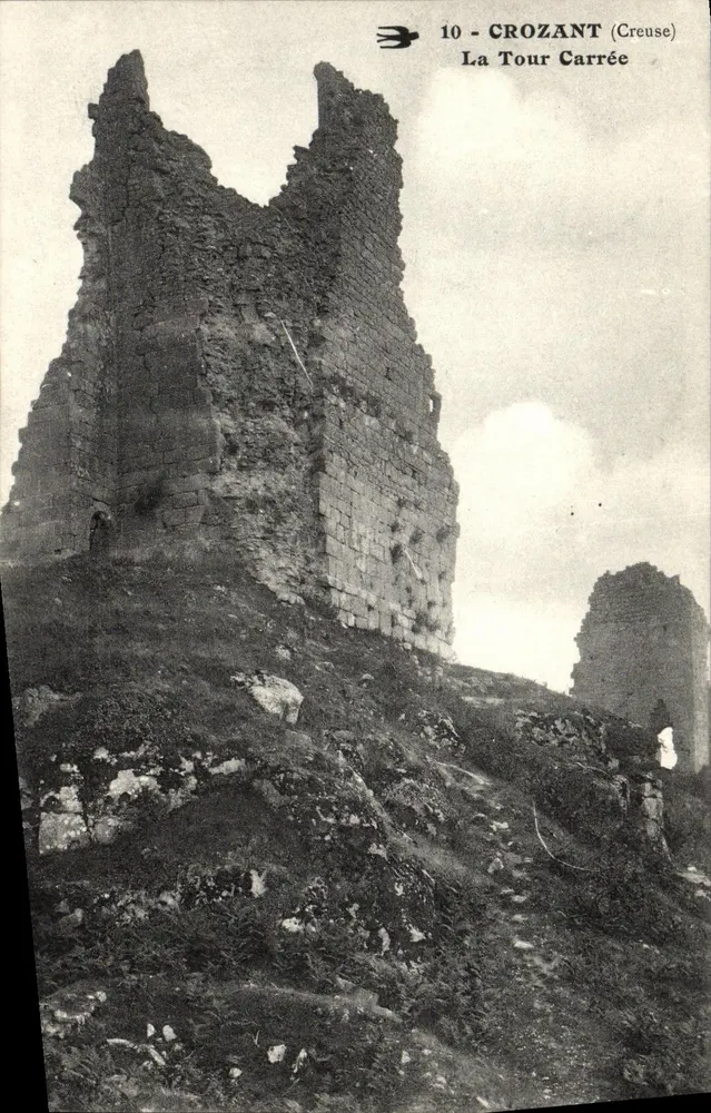 Croizant (Creuse) — A Torre Quadrada — editor desconhecido, n° de série 10 - Frente