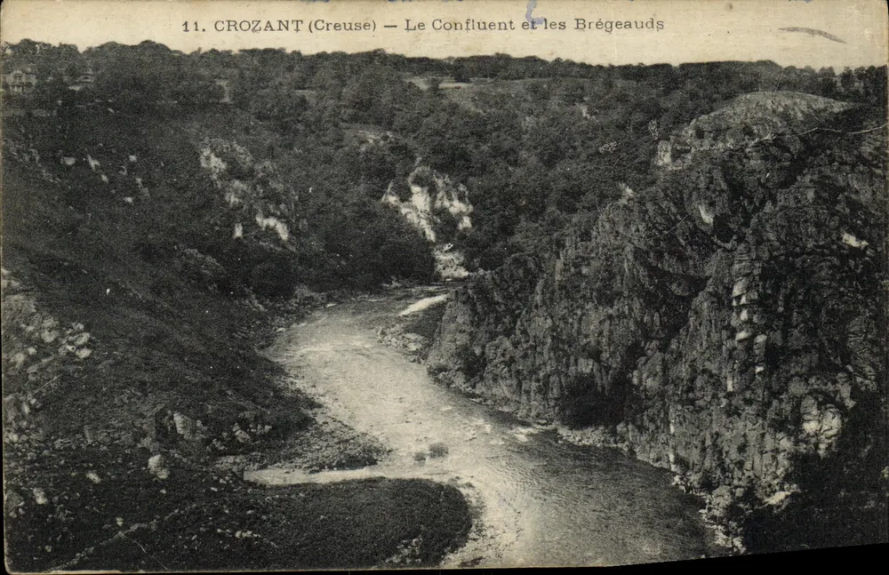 Crozant (Creuse) — O Conflito e os Brégeauds — Editor não identificado, n° 11 - Frente