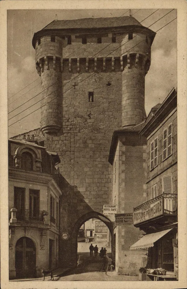 Porta Świętego Jana, zwana Breilh (xive s.) — La Souterraine (Creuse) — Wydawnictwo Cigogne, n° 2653 - Awers