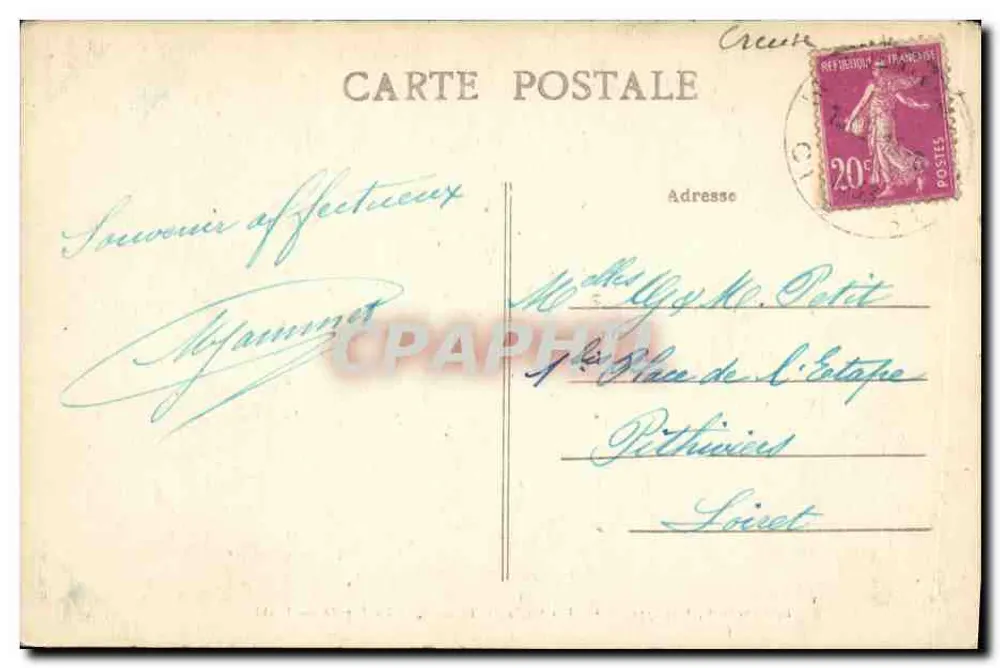 La Creuse Pittoresque — 48. Die Ufer des Thaurion - Die Teufelsklamm — MFA - Rückseite