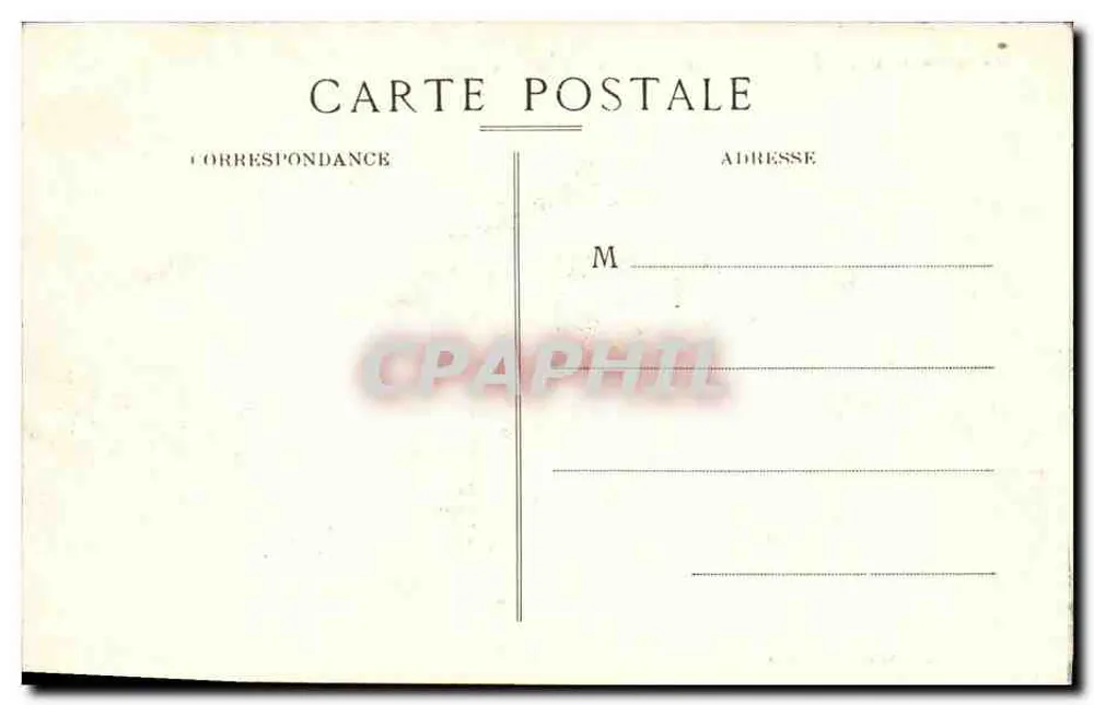 Die Creuse bei Anzême — Ansicht vom Wendepunkt des Belvédair — Verlag Nussac, Guéret - Rückseite
