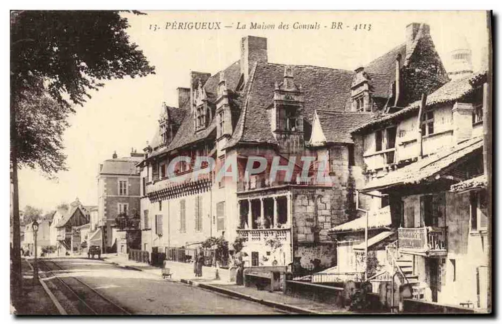 Périgueux — A Casa dos Consules — BR 4113 - Frente
