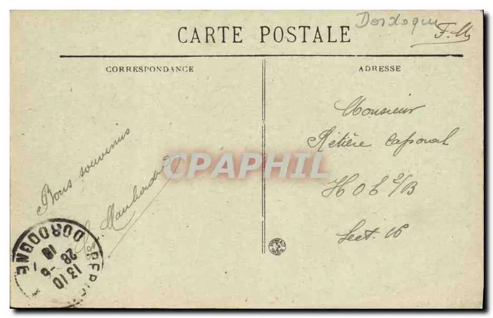 Périgueux — A Casa dos Consules — BR 4113 - Verso