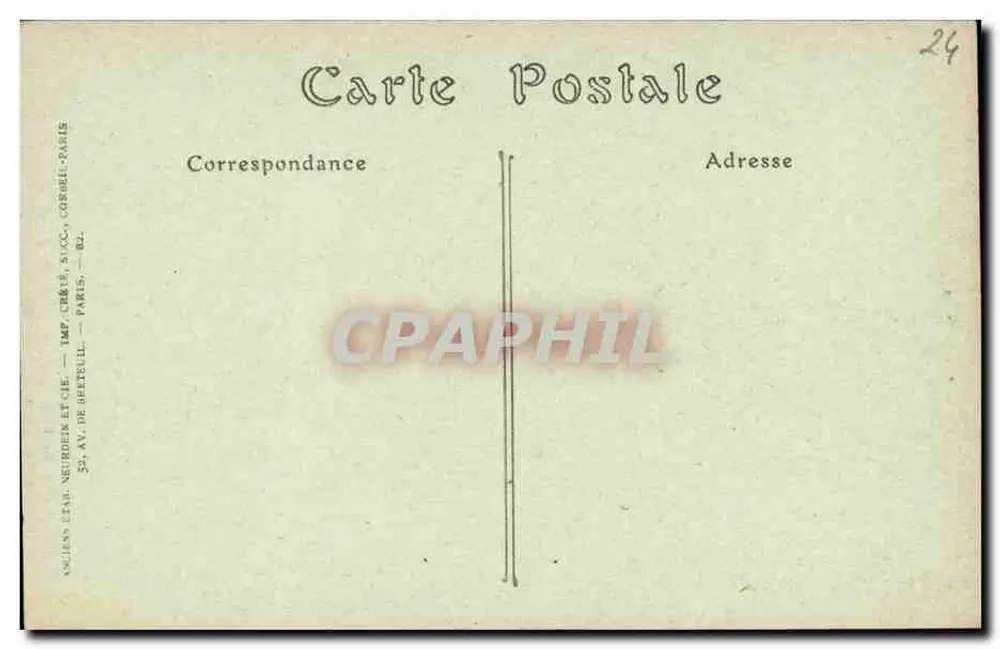 Périgueux — Innenansicht der Basilika, die Kapelle der Jungfrau — ND phot. - Rückseite
