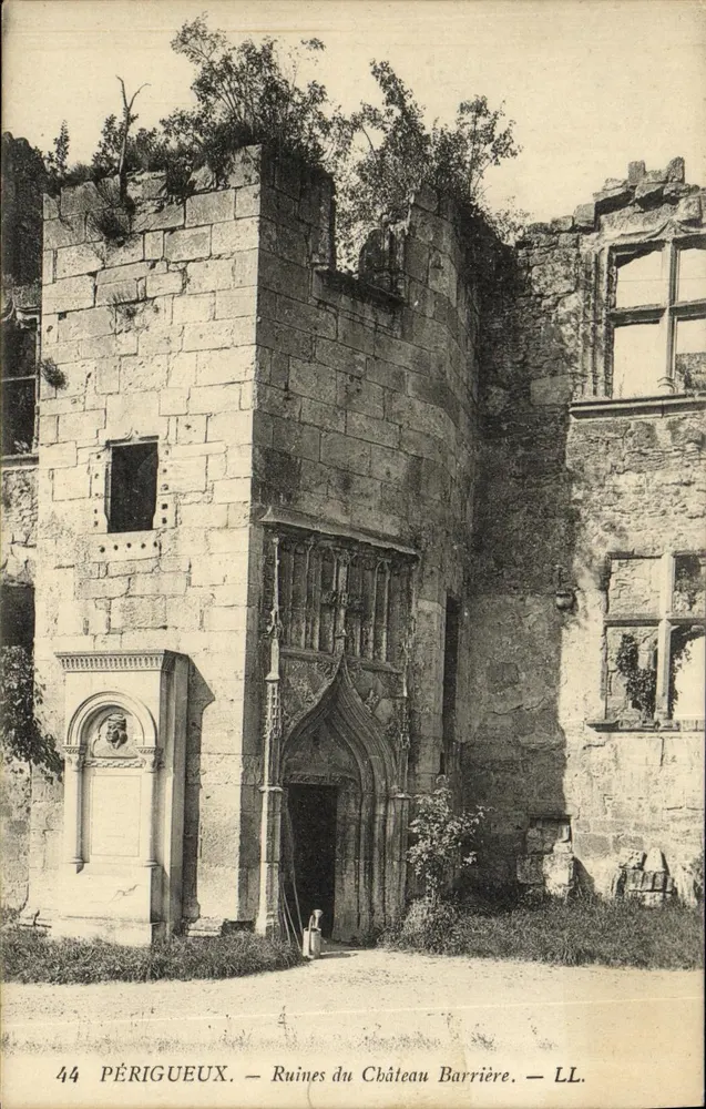 Périgueux — Ruine del Castello Barrière — LL. 44 - Recto
